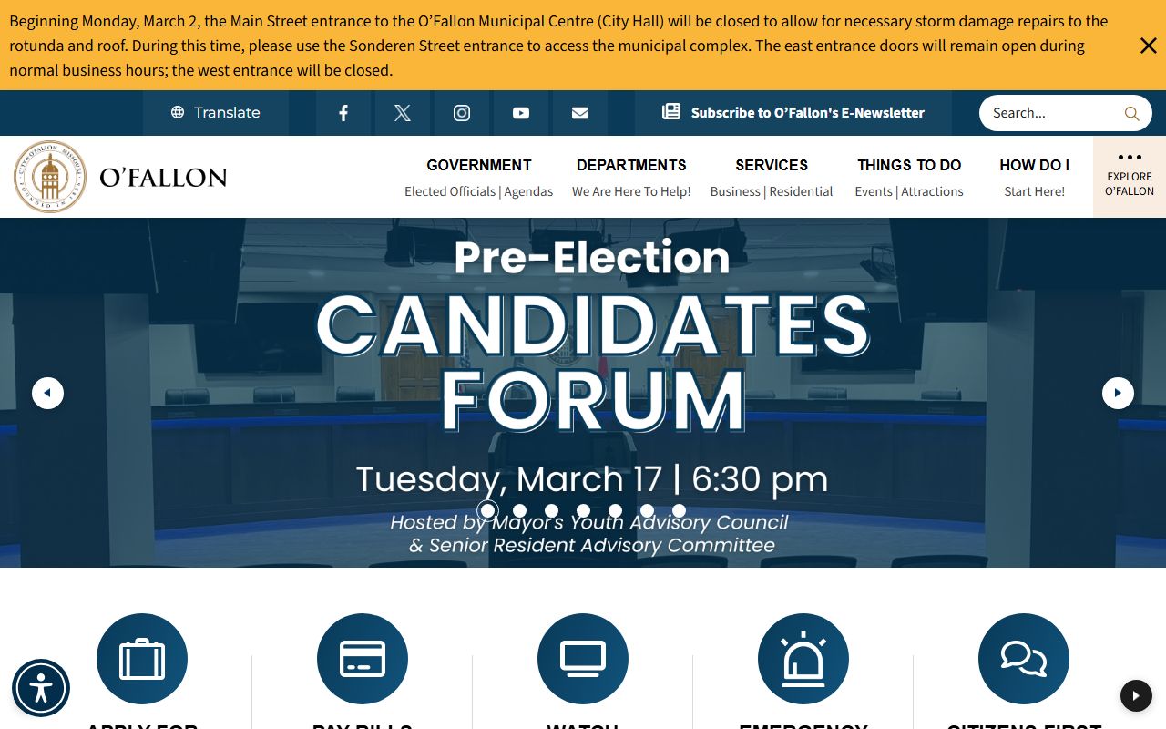 O'Fallon municipal court resources for O'Fallon family court records